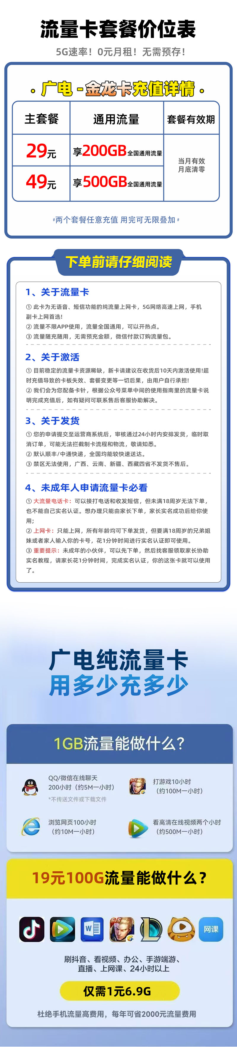 广电金龙卡29元200G全国通用流量  第2张